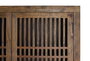 GINER Y COLOMER Armoire à 2 portes en bois d'acacia et métal